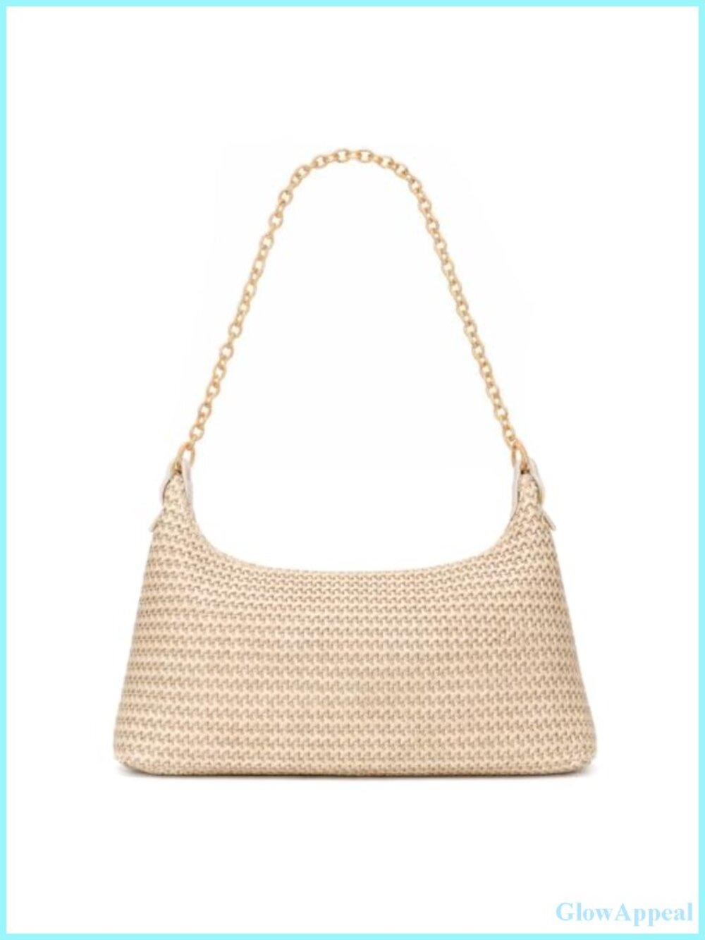 Boho Woven Straw Beach Bag Summer Vacation Tote Shoulder Handbag